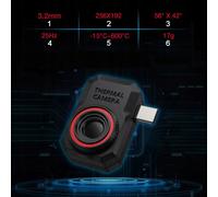 MINI CAMÉRA THERMIQUE APPLICATION ANDROID USB-C POUR TABLETTE ET TÉLÉPHONE -15 +