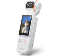 Mini caméra vidéo 2,5K-Caméra de vlog avec objectif rotatif à 180°- Caméra corporelle pour enregistrements POV-Autonomie de 7 heures