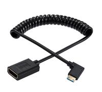 Mini caméra vidéo 8k60hz 4k120hz, adaptateur-Coin à droite