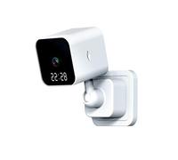 Mini Camera WiFi 1080P Vision Nocturne Intercom Surveillance Mobile Blanc