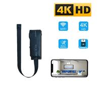 Mini caméra WiFi 4K HD nouvellement améliorée, prise en charge de la visualisation à distance, détection de mouvement, caméra de style nounou domestique DIY 120 degree camera