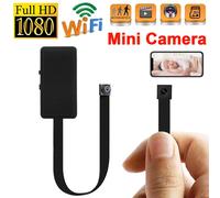 Mini caméra WiFi HD 1080P DIY, caméra vidéo portable sans fil, enregistreur de webcam, micro caméscope, enregistrement en boucle P2P, prise en charge de la visualisation à distance A