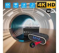 Mini caméra WiFi HD 4K nouvellement améliorée avec vision nocturne infrarouge améliorée, détection mobile et visualisation à distance sans fil Old style camera