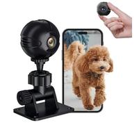 Mini Camera Wifi Sans Fil, 1080p HD Micro CaméRa Espion CaméRa De Surveillance Interieur/ExtéRieur Sans Fil Batterie Avec DéTection Mouvement/Vision Nocturne Pour SéCurité Domestique, Garde D'Enfant