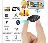 Mini caméra XD Full HD 4K WiFi avec vision nocturne, surveillance à distance, protection domestique, enregistreur vidéo étanche Direct recording