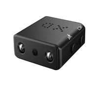 Mini caméra XD , IR-CUT Plus petit caméscope de sécurité domestique Full HD 1080P , Micro caméra de vision nocturne infrarouge , Détection de mouvement DV DVR(With 32G TF card,Built-in battery)
