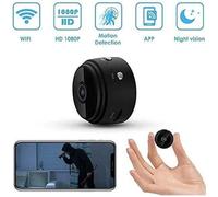 Mini caméras Espion cachées caméra de sécurité à Domicile sans Fil HD 1080p enregistreur vidéo intérieur et extérieur WiFi Spy Cam