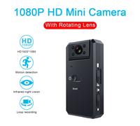 Mini caméscope MD90,1080P,caméra Linge,vision nocturne,sport en plein air,révélateur vocal,enregistreur vidéo,action,caméra HD -Plus 32GB Card