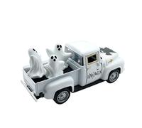 Mini camion fantôme - Ornement de table de 7,6 cm, figurine de bureau amusante, affichage sur le thème d'Halloween | Décoration fantaisiste pour entrée, salle de classe, bibliothèque, fête, Table à ma