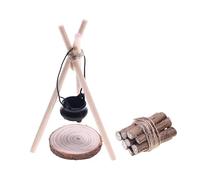 Mini Campfire - Décoration De La Maison De, Faux Accessoire De Feu De | Creative Miniature Campfire Ornement Handmade Fire Fire Scene Decoration for dolhouse Toy House Garden avec des