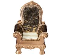 Mini Canapé 1/12 Scale des Meubles De Scène Jouets en Fauteuil De Chaise De Chaise De Canapé Unique, Porte-Bague Bijoux pour Silhouette, Bijoux