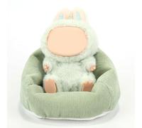 Mini Canapé Poupée de 17cm, Canapé Maison de Poupée pour Meubles da Maison des Jouets Siège Fauteuil Poire Collection Décoration et Exposition