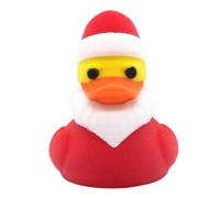 Mini Canards De Noël Statuette d'animal avec Chapeau de Père Noël | Figurine d'Animal de Fête avec Chapeau de Fête Pour Bureau Salon Étagère Cheminée Foyer Bureau