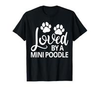 Mini caniche aimé par un mini caniche T-Shirt