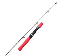 Mini Canne À Pêche sur Glace - Poignée EVA Ultra Légère Et Antidérapante en Fibre De Verre, Équipement De Pche Compact pour, Accessoires De Pêche Portables pour Aventure en Plein Air | Sortie