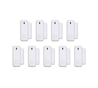 Mini capteur d'alarme de porte et fenêtre D10, interrupteur verrouillage sans fil, accessoires for hôte sécurité(9PCS)