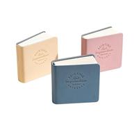 Mini Carnet De Croquis Pour Journal Aquarelle - 3 Pièces De 5,1 X 5,1 Cm, Couverture Rigide À Pression Froide, Petit Bloc De Papier Portable Avec 48 Feuilles De Papier À Dessin Aquarelle Texturé, Four