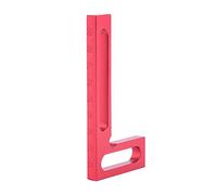Mini carré de serrage carré en L pour le travail du bois de précision en alliage d'aluminium de 100 mm pour vérifier l'équerrage des bords des outils pour les projets de