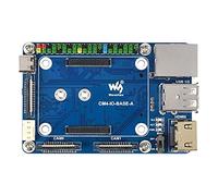 Mini Carte de Base pour Raspberry Pi Compute Module 4 Lite/EMMC Series Module, avec Prise CM4 et Raspberry Pi 40PIN GPIO en-tête à Code Couleur, pour évaluer CM4 ou Intégré dans Le Produit Final