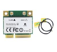Mini carte réseau sans fil PCIE QCA6174, 1200M, 2.4G/5G, double fréquence, Bluetooth 4.1, avec 2 antennes IPEX1