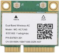 Mini Carte Réseau WiFi PCIE MC-AC7265 sans Fil WiFi Mini PCI-E Gigabit Double Bande Adaptateur réseau 2.4G/5G pour Ordinateur Portable PC 8 10