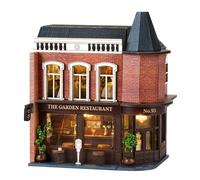 Mini Casa Roombox En Bois Avec Meubles,Maison De Courses,Maison De Beurre Léger,Articles Miniatures,Jouets De Maison Pour Enfants,Cadeaux D'anniversaire,Bricolage - Type B