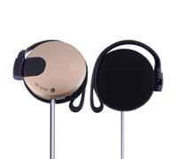 Mini casque avec clip filaire - portable, compatible avec les téléphones portables, design durable pour le jogging, casque avec clip filaire en éponge pour femmes et hommes qui courent, randonnée, et