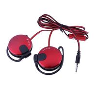 Mini casque avec clip filaire - portable, compatible avec les téléphones portables, design durable pour le jogging, casque avec clip filaire en éponge pour femmes et hommes qui courent, randonnée, et