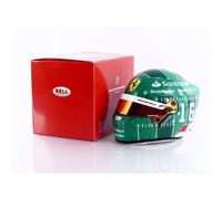 Mini casque - MINI HELMET - Charles Leclerc Ferrari Austin GP 2023 - Échelle 1/2 - Vert/Blanc - Miniature