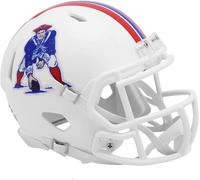 Mini casque NFL New England Patriots Throwback Speed 1982-89 Riddell...