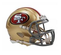 Mini casque NFL San Francisco 49ers Riddell Replica aille unique Noir