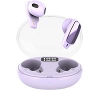 Mini Casque Sans Fil Violet Sans Fil Écouteurs Intra-Auriculaires Écouteurs Bluetooth Enfants Invisible Petit Casque Sans Fil Bluetooth Sans Fil Casque De Sommeil Pour Petites Oreilles Enfants