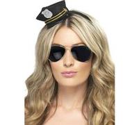 Mini Casquette de Policier doré