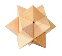 Mini casse-tête en bois Etoile