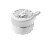 Mini-casserole électrique, Marmite électrique multifonction for petite personne, cuiseur à vapeur, friture et de nouilles