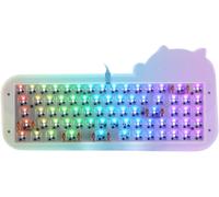 Mini Cat 69 65% Kit Clavier De Jeu Mécanique Filaire Avec Stabilisateurs Finement Réglés, Interchangeable À Chaud, Rvb, Boîtier En Acrylique Empilé, Compatible Avec Windows/Mac