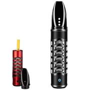 Mini cendrier de voiture rechargeable par USB, porte-cigarette portable pour garder propre pour fumeur, cendrier filtre porte-cigarette avec bobine de tungstène USB (noir)