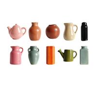 Mini Ceramic Vase Fridge Magnets for Kitchen Decor | Durable ceramic magnets perfect for decorating kitchen fridges, whiteboards or cabinets with style B