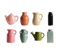 Mini Ceramic Vase Fridge Magnets for Kitchen Decor | Durable ceramic magnets perfect for decorating kitchen fridges, whiteboards or cabinets with style A