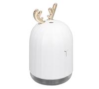 Mini Cerf en Forme de 7 Couleurs Veilleuse USB Humidificateur à Ultrasons Blanc 220ML 5V