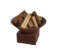 MINI CEVENOL Simple Cuve Corten - Bol à feu L rond sans rangement bois - Grande capacité et style industriel pour un extérieur raffiné