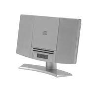 Denver MC-5220 Silver Chaîne stéréo CD, AUX, FM, avec télécommande, montage mural argent