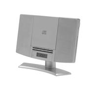 Denver MC-5220 Silver Chaîne stéréo CD, AUX, FM, avec télécommande, montage mural argent