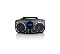 Mini chaine hifi lecteur cd radio portable pll fm avec bluetooth noir