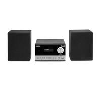 MEDION E64088 Microsystème Audio Compact (Dab+, Lecteur CD. PLL FM Radio, Bluetooth, Connexion USB, Sleeptimer, MP3, écran LCD avec Affichage 12/24 Heures)