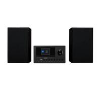 Mini Chaîne HiFi - Radio Internet DAB/FM - Lecteur CD - 2x15W RMS - Noir