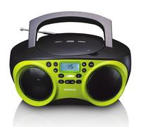MINI CHAINE HIFI RADIO LECTEUR CD AVEC FONCTION MP3 ET USB - LIME NOIR VERT
