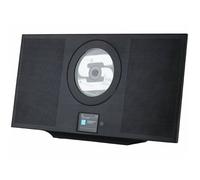 VR-Radio Chaîne stéréo verticale en aluminium CD DAB+ Bluetooth 60 W DSP Noir
