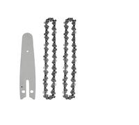 Mini Chainsaw Chain 1/4" Pitch .043" Gauge 28/37/48 DL Electric Chainsaw Chain Guide Plate 4/6/8 Inch Saw Blade Pruning Chain(4 inch Set 1)