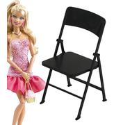 Mini chaise pliante pour maison de - Accessoire de meuble de 1: 6 in | Chaise de décoration de poupées Do -par -te, cadeau compagnon de chambre pour , mini décorations